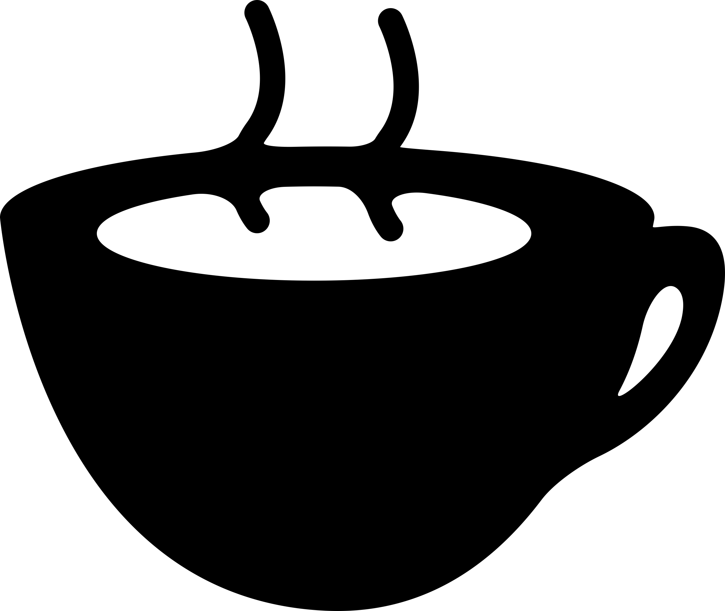 Cup With Hot Drink Contour Svg Vector Free Vectors